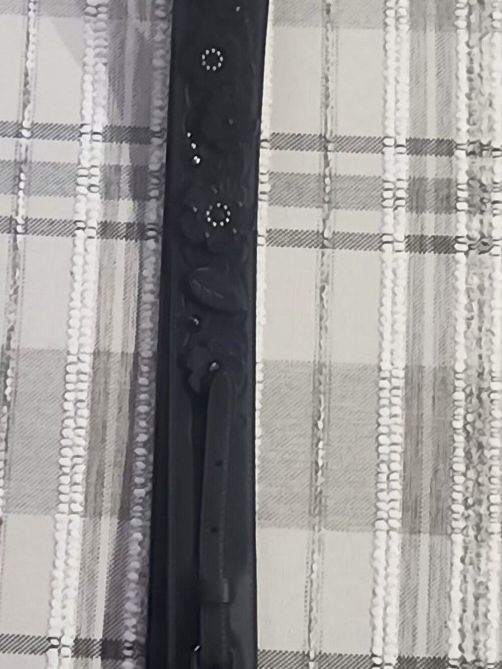 Coach Novelty Strap With Tea Rose And Tooling - Picture 3 of 3